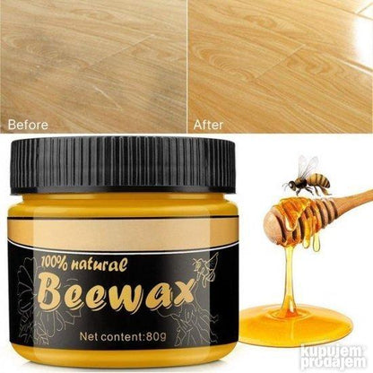 Beewax Pčelinji Vosak za Drvene Površine (1+1 BESPLATNO)