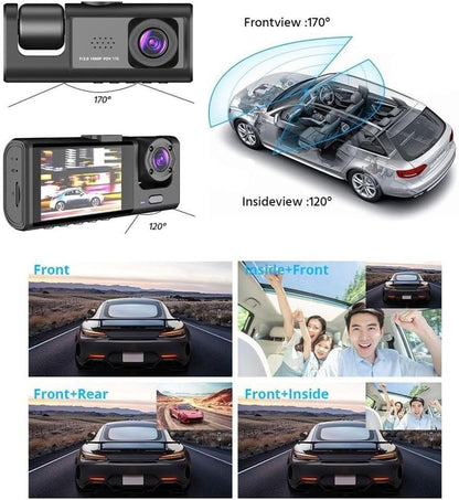 📹 3-Kanalna Dash Kamera Za SNIMANJE u POKRETU