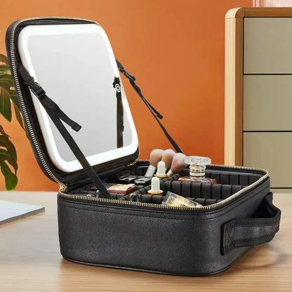 Torba za Šminku sa LED Ogledalom