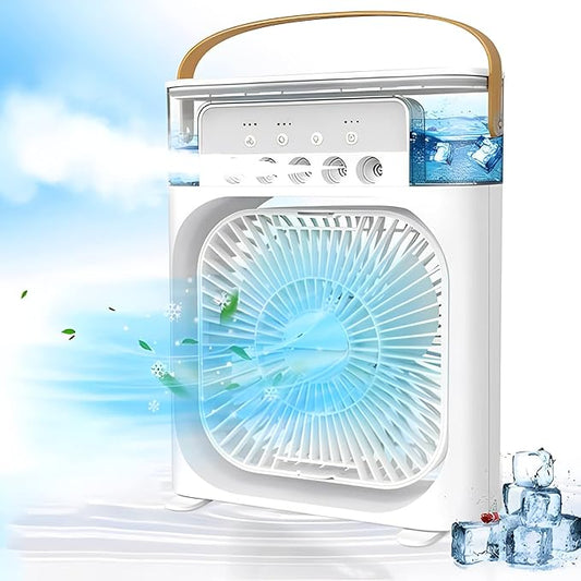 4u1 Ventilator mini klima osvezivač i lampa