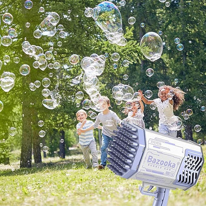 Bazooka svetleća puška za mehuriće pravi 69 balončića odjednom