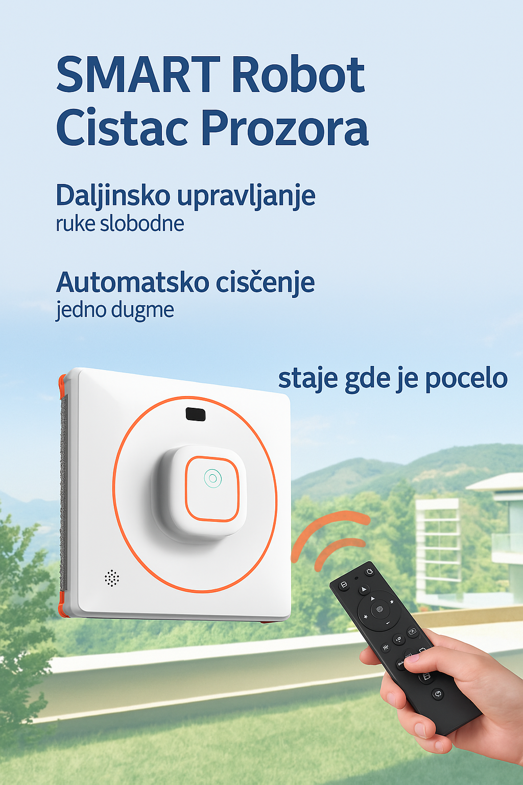 SMART Robot Čistač Prozora