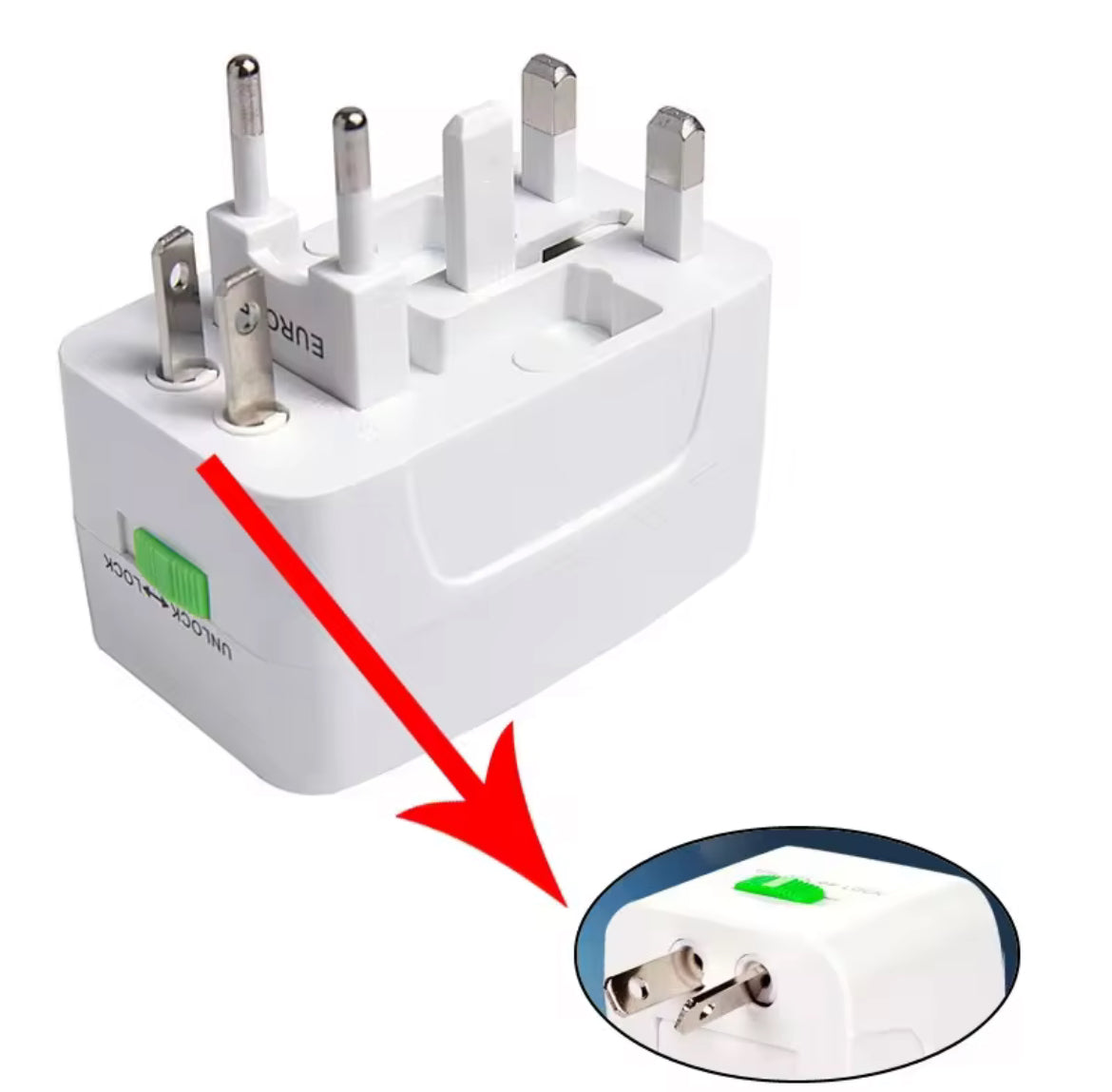 Univerzalni putni adapter za ceo svet All In One