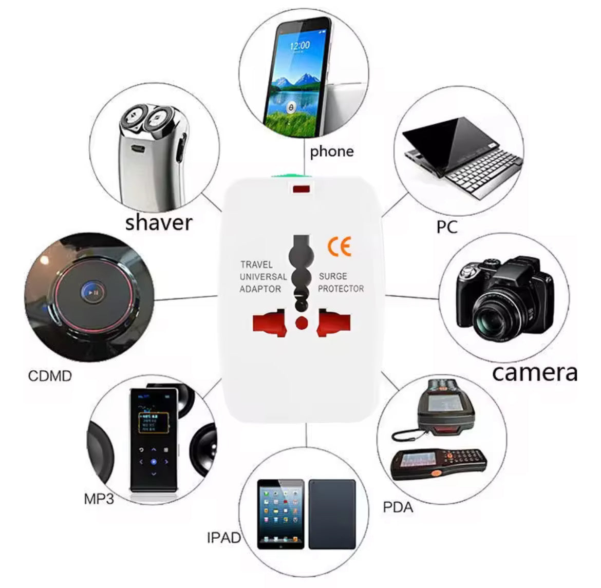 Univerzalni putni adapter za ceo svet All In One