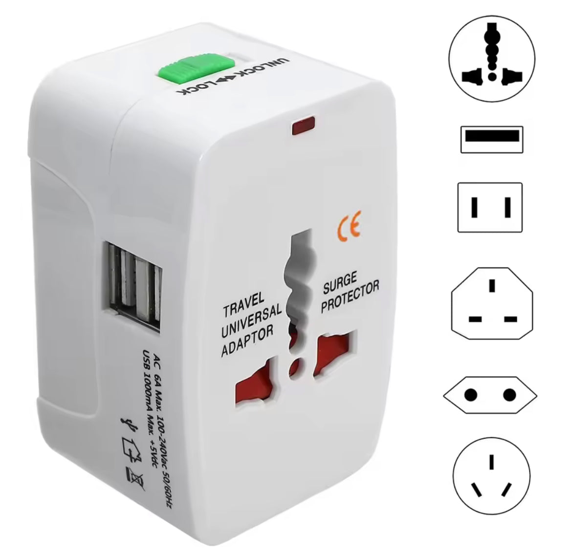 Univerzalni putni adapter za ceo svet All In One