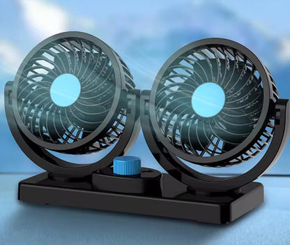 Dupli snažni ventilator za auto, kombi, kamion 12v/24v