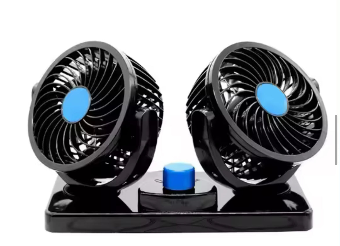 Dupli snažni ventilator za auto, kombi, kamion 12v/24v