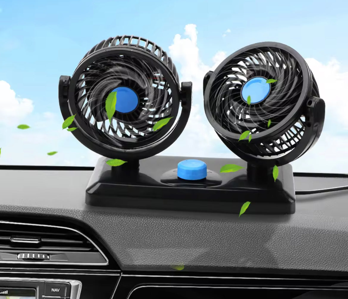 Dupli snažni ventilator za auto, kombi, kamion 12v/24v