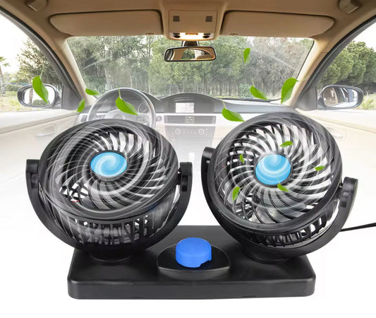 Dupli snažni ventilator za auto, kombi, kamion 12v/24v