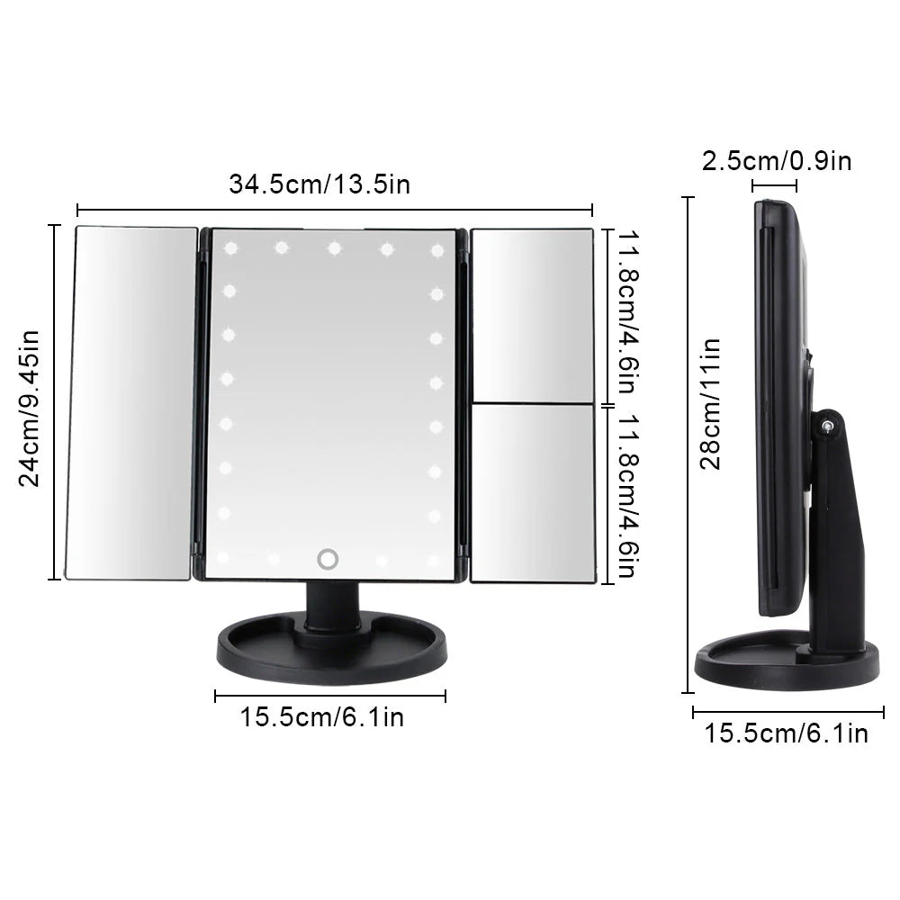 Lumi LED Ogledalo za Šminkanje