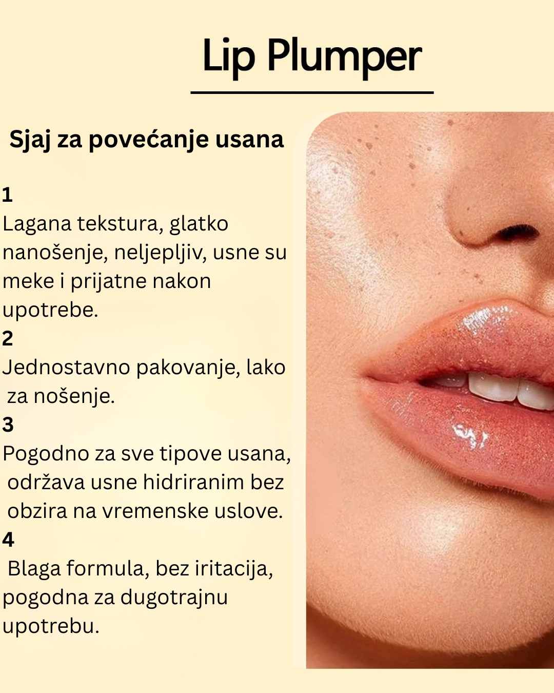 Sjaj Za Povećanje Usana - 1+1 Gratis