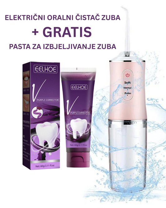 Komplet Za Savršen Osmijeh – Oralni Čistač + Pasta Za Izbjeljivanje GRATIS!